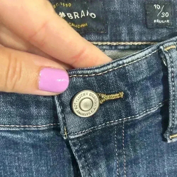 Lucky Brand Sweet boot blue denim bootcut jeans size 10/30. - Picture 2 of 11